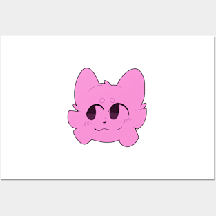 ConeKat (pink) Posters and Art